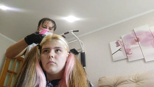 крашу волосы в пепельный блонд/ с тёмного и светлый/ все испорчено...