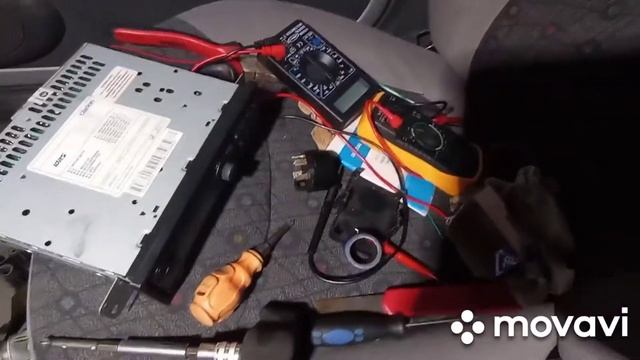 Замена магнитолы, и контактной группы, замка зажигания самостоятельно на Дэоо матиз