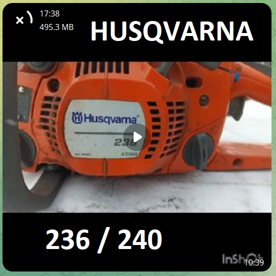 Проблемная бензопила Husqvarna 236/240 + дешёвый Китайский карбюратор.