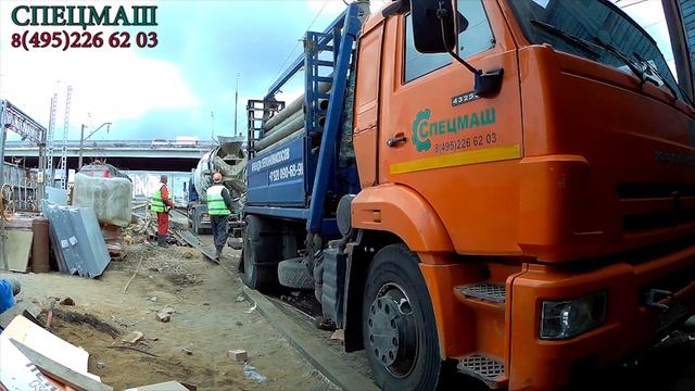 Линейный Бетононасос ГК СПЕЦМАШ, АРЕНДА / ПРОДАЖА, г.Москва