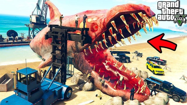 ПОЙМАЛ ЗОМБИ МЕГАЛОДОНА В ГТА 5 МОДЫ! ОХОТА НА АКУЛУ МЕГ ОБЗОР МОДА В GTA 5! ИГРЫ ГТА ВИДЕО MODS