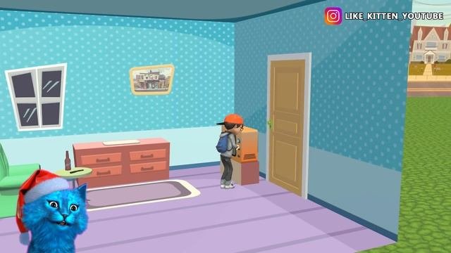 ? ПРАНКИ над ЗЛОЙ УЧИЛКОЙ МИСС Ти Злая Учительница Scary Teacher 3D Miss T Animation КОТЁНОК ЛАЙК