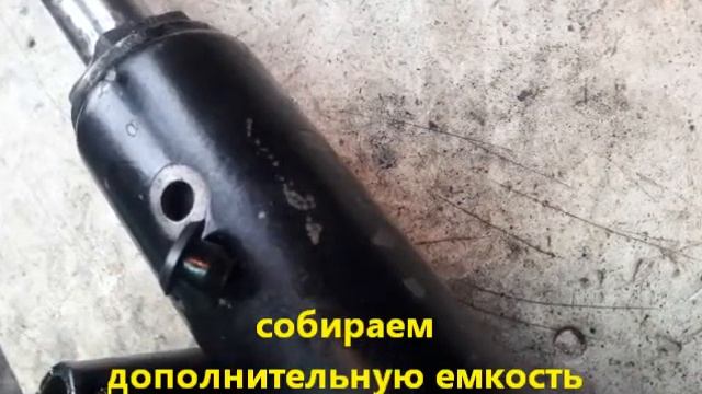 Самый простой стенд для проверки дизельных форсунок из домкрата