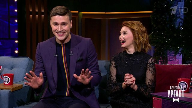 Актриса Ольга Кузьмина и фигурист Александр Энберт о победе в шоу "Ледниковый период". Вечерний У...