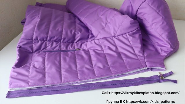 5 ч. Как шить стеганую куртку. Втачиваю молнию.mp4