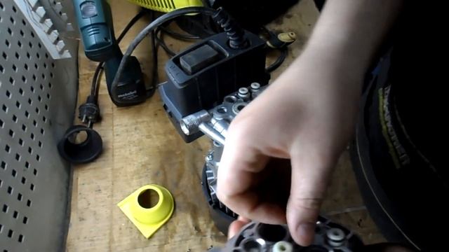 ремонт хорошего karcher k3.karcer k310 нет давление/repai karcher k310 king kraft[Mechanik Lilian]