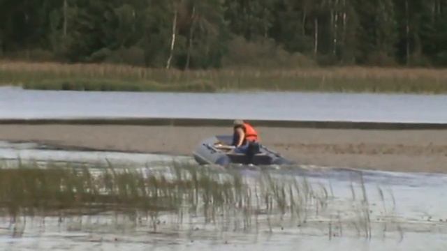 первое управление моторной лодкой Вуокса