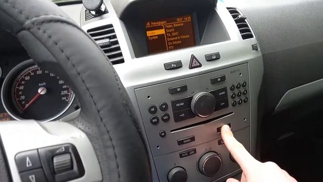 Опель Зафира В (OPEL ZAFIRA B) Проверка температуры охлаждающей жидкости
