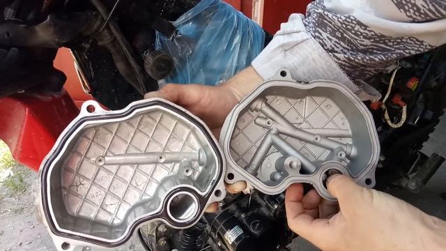 Масляная система охлаждения на китайский мотоцикл. Часть 4