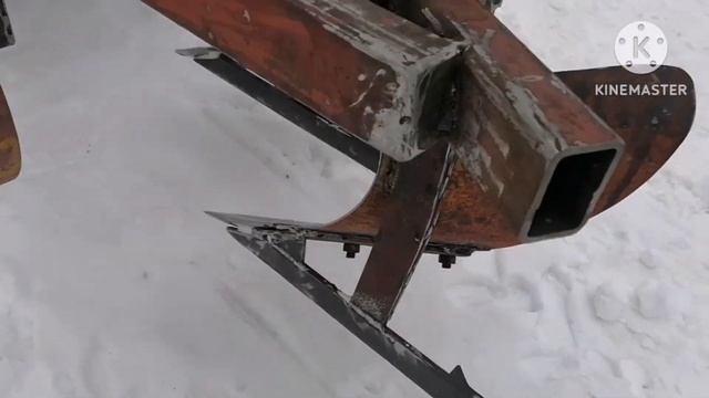 Самодельный плуг. К мини трактору.