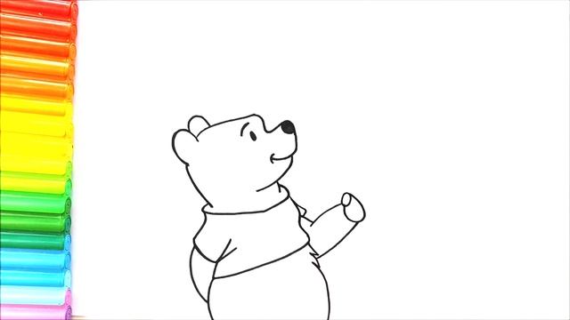 Милый рисунок Винни-Пуха! Как нарисовать Винни-Пуха - Как нарисовать Винни-Пуха