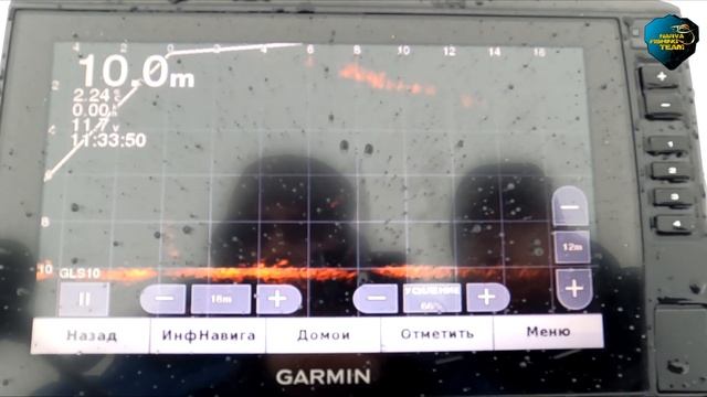 Garmin Panoptix зимой. Ротатор для датчика.