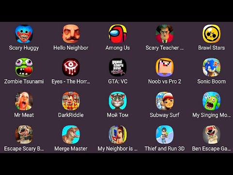 Poppy Playtime,Brawl Stars,My Talking Tom,Plants vs Zombies,Dark RIddle