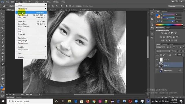 Graphics Design Class 6 | Gradient Tools, Paint Bucket Tool, Type Tool, Image Adjustment
