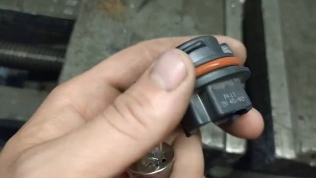 Лампочка от жигулей в скутер Хонда дио, своими руками