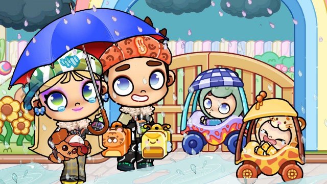 ДОЖДЛИВОЕ УТРО ☔ ПЕРЕД САДИКОМ - AVATAR WORLD ИСТОРИЯ  РУТИНА СЕМЬИ  ОБНОВЛЕНИЕ СЕРИАЛ