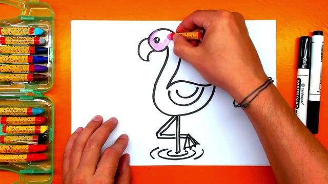 Как нарисовать ФЛАМИНГО