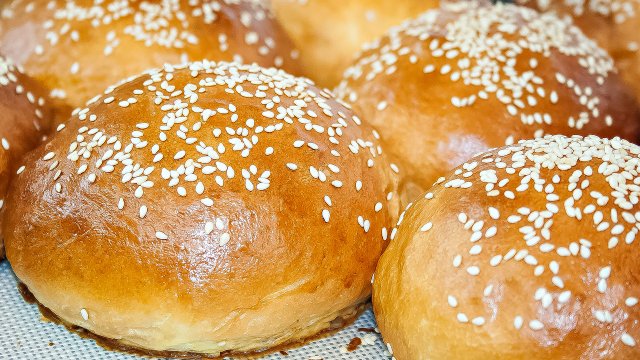 БУЛОЧКИ ДЛЯ БУРГЕРОВ, рецепт приготовления домашних булочек для гамбургеров