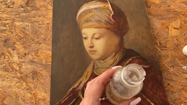 Ретушный лак. Межслойная обработка в живописи маслом.