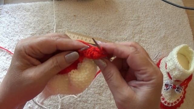Чудесные пинетки нарядные, праздничные!