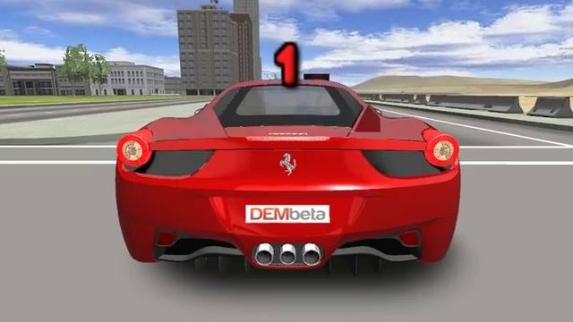 Ferrari 3D, гонки для детей, детские игры