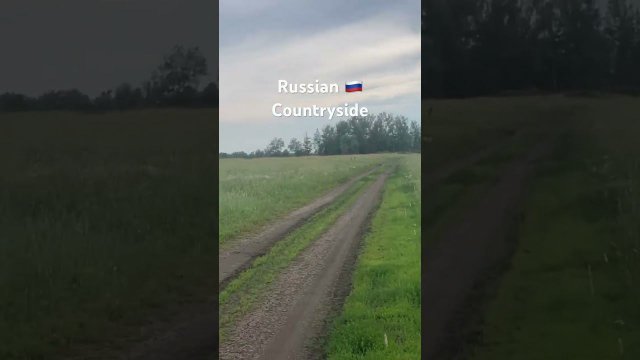 Beautiful Russian countryside in the summer. Orenburg