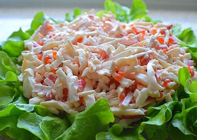 Салат с КАЛЬМАРАМИ_Необыкновенно  вкусный и нежный салат_ Рецепт вкусного салата с морепродуктами