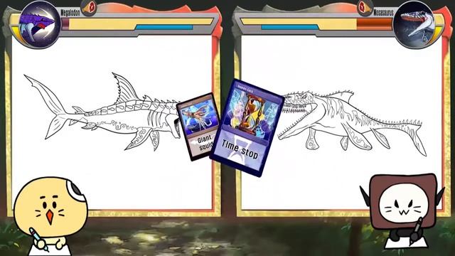 АНИМАЦИЯ | МЕГАЛОДОН VS МОЗАЗАВР