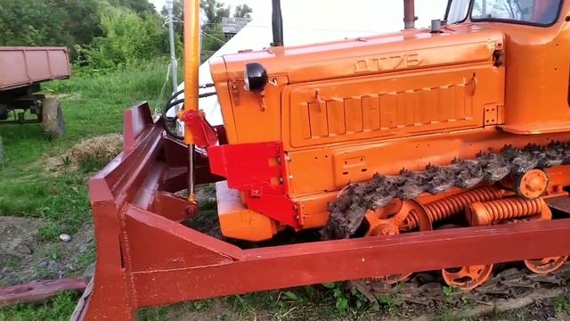 Установка отвала на ДТ-75 (финал)