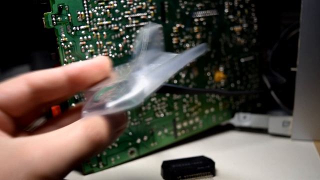 Ремонт музыкального центра Sharp CD-BP1500. Надпись Protect на дисплее.