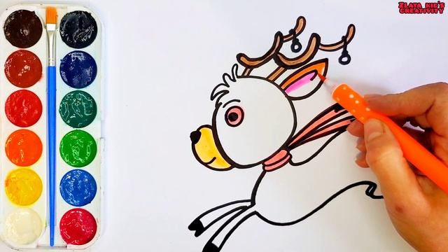 We draw and paint. Drawing lessons for children. Easy drawing. How to draw, learn to draw.Малюємо