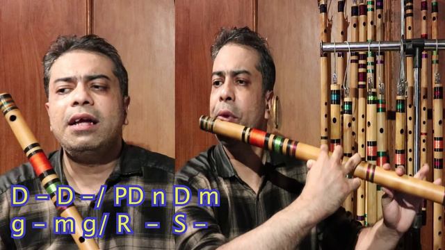 Raag Bageshri / Raga Bageshree || Bansuri Flute Tutorial - Zubair Malik - Flute Training Centre