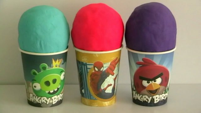 3 Мороженое с игрушками.Яйца с сюрпризом!!! Человек-паук  Дисней Тачки Марвел Ам ням Май литл пони