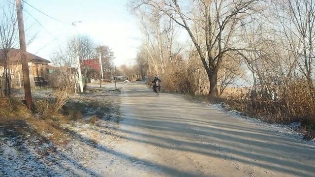 Питбайк из бензопилы УРАЛ, Тест драйв .