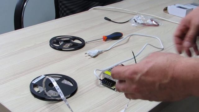 Как подключить светодиодную ленту на 12 вольт