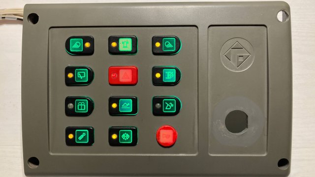 Плата панели управления TEREX T101139