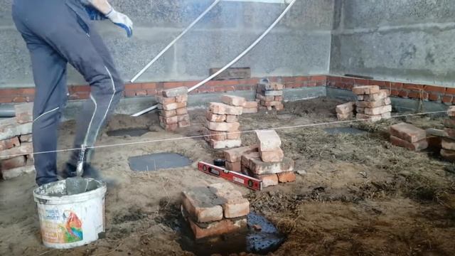 Как сделать тумбы под пол.