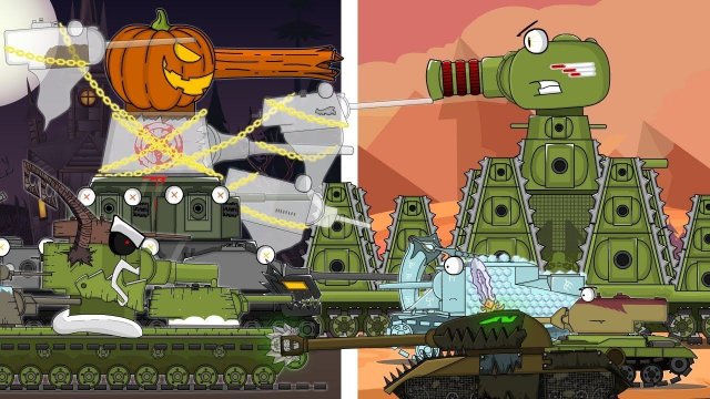 Все серии КВ-44 советский монстр 8 часть : Мультики про танки