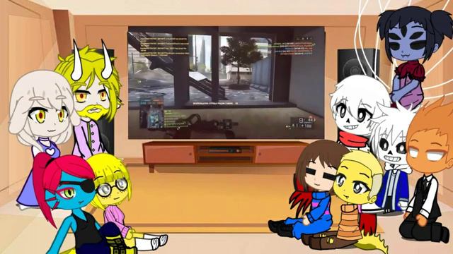 Реакция Undertale на Мармока и Куплинова(Вот это поворот!!!)/Gacha club