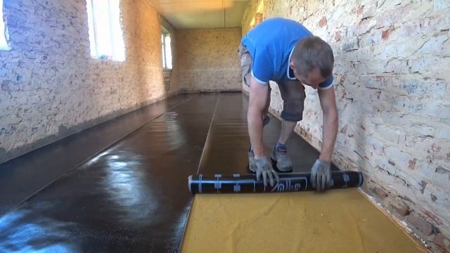 Полы по грунту / дом в деревне / своими руками