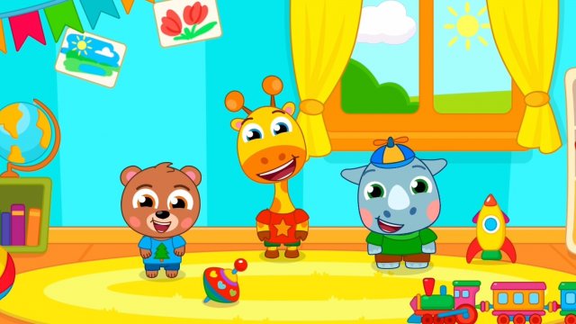 Детский сад - развивающая игра | Мультфильм для детей