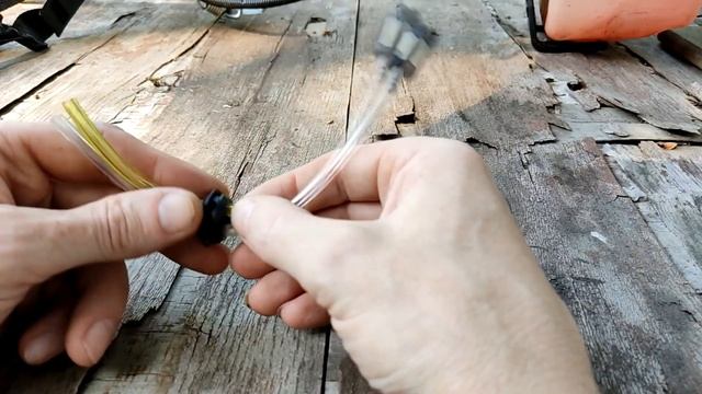 Простой ремонт бензинового триммера. Проблема топливных шлангов.