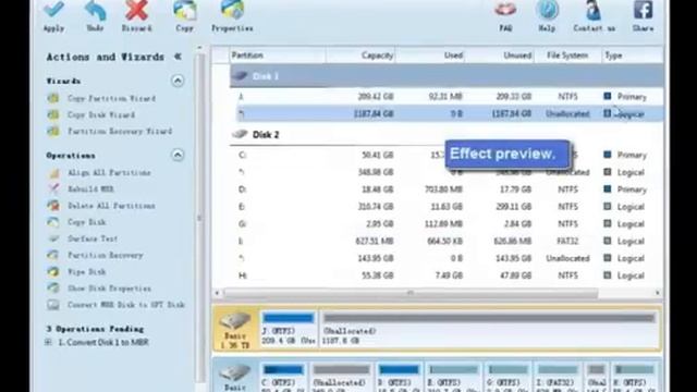 Convert GPT disk to MBR disk | MiniTool Partition Wizard Official Video Guide