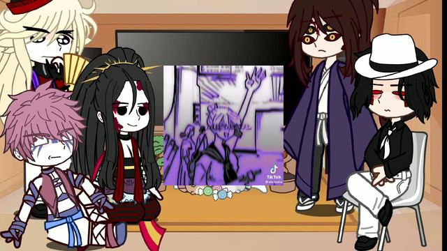 || Реакция высших лун +Мудзан - на Танджиро как Сенджу || КРД × ТМ ||