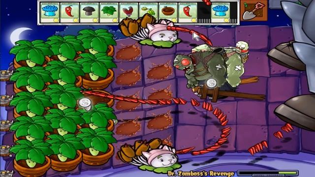 99999 Cattail vs Squash vs 99 Gargantuar Plants vs Zombies