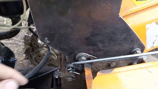 Установка электростартера на мотоблок
