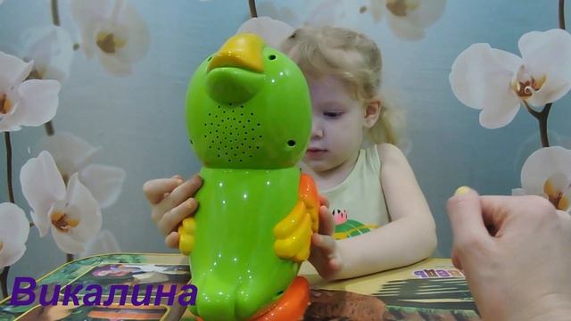 Интерактивная игрушка для малышей "Умный попугай"