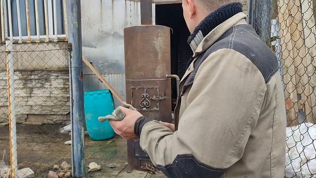 Испытание печи вертикальной