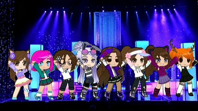 Новогодний клип/коллаб/gacha club/by "Sasha&Dasha "???