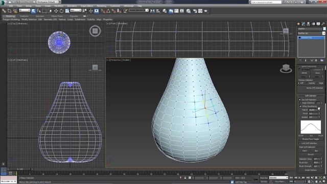 3D Max. Упражнение №16. Часть №1. Моделирование груши.